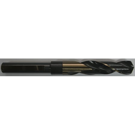 Hss(M2) 118 Degree Split Point 3 Flat Gold & Black S & D Drill